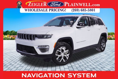2024 Jeep Grand Cherokee Limited 4x4 Heated Leather Navigation Rear Camera
