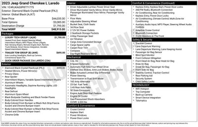 2023 Jeep Grand Cherokee L Laredo