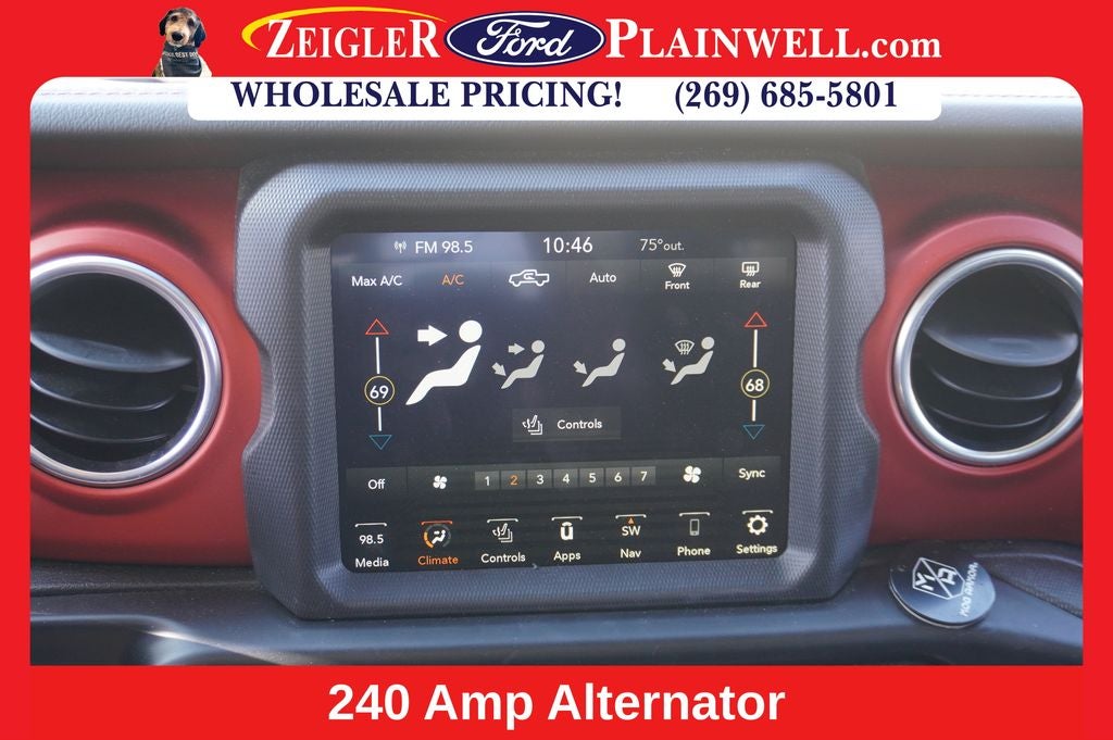 2020 Jeep Gladiator Rubicon V6 Navigation w/8.4" Display Keyless Entry Safety