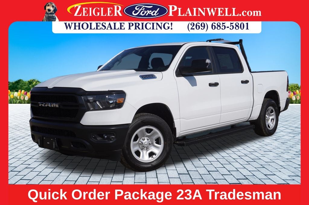 2024 RAM 1500 Tradesman 4x4 CREW CAB V6 3.6L 24 Valve CLASS 4 T TOW GROUP