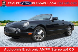 2002 Ford Thunderbird Base Convertible Hard and Soft Top Leather V8 Chrome Wh
