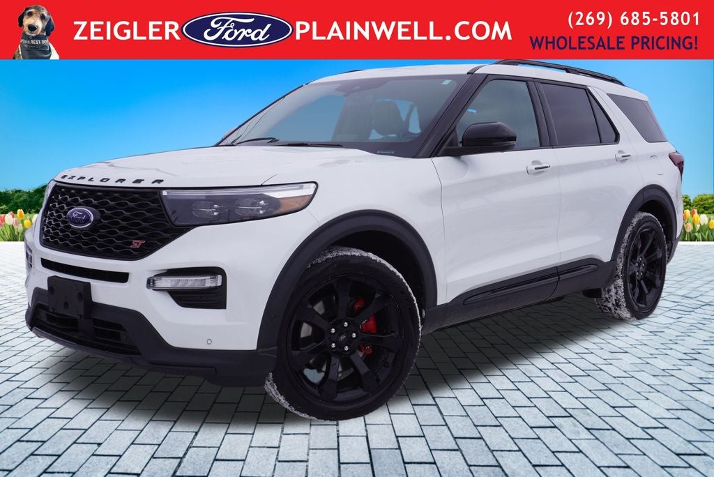 2020 Ford Explorer ST STREET PACK TWIN PANEL ROOF HEATED LEATHER & STEER