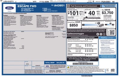 2023 Ford Escape Plug-In Hybrid Base Premium Pkg AWD Nav Leather 360 Camera