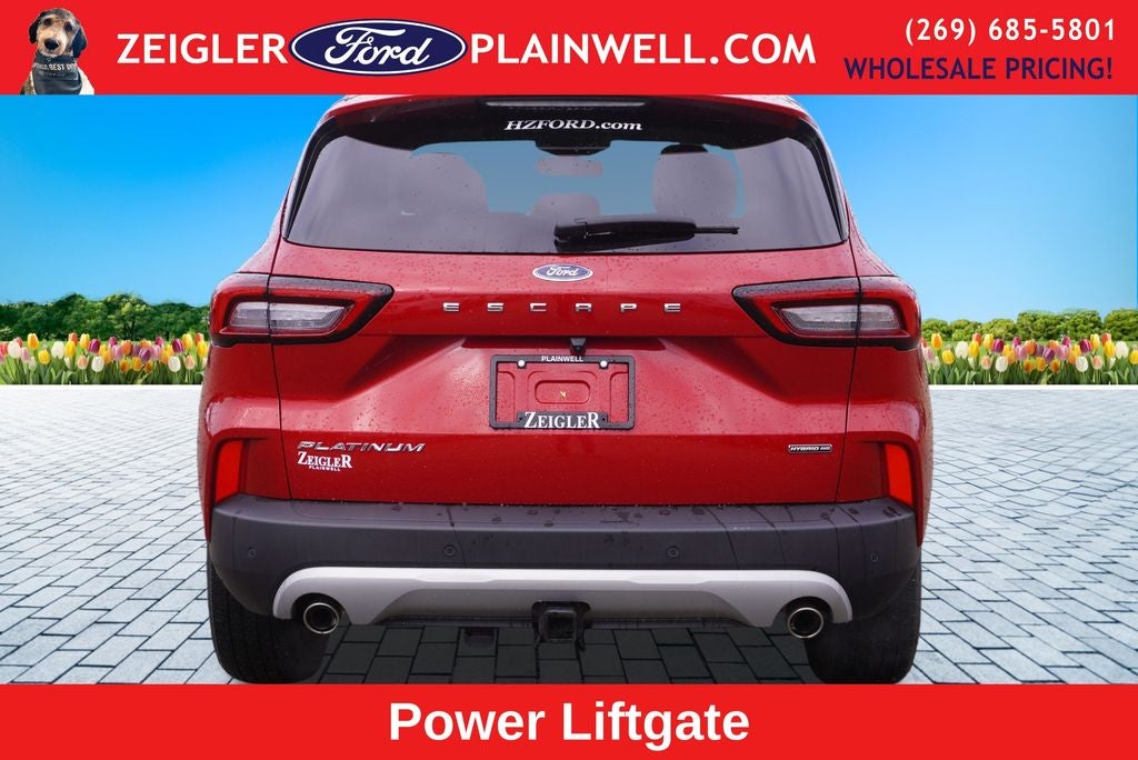2024 Ford Escape Hybrid Platinum AWD LEATHER PANORAMIC VISTA ROOF SYNC 4 POWER LIFT