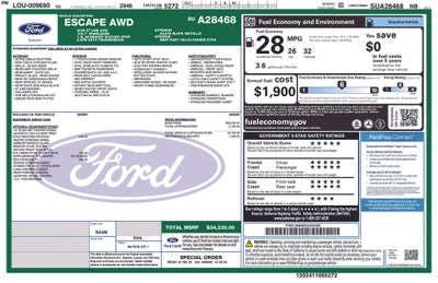 2025 Ford Escape ST-Line AWD Rear Camera Power Seat