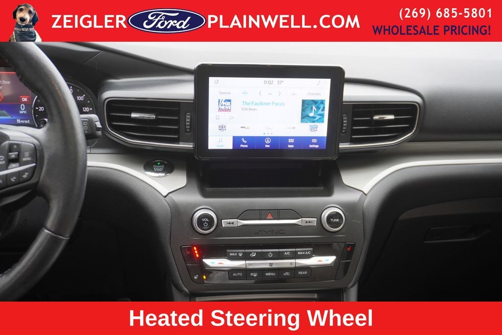 2020 Ford Explorer XLT 4x4 Panoramic Roof Navigation Leather Tow Pkg Sync