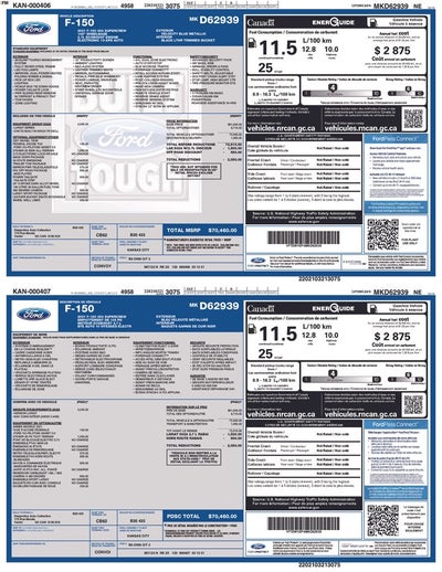2021 Ford F-150 Lariat FX4 Heated Cooled Leather Nav 360 Camera Trailer T