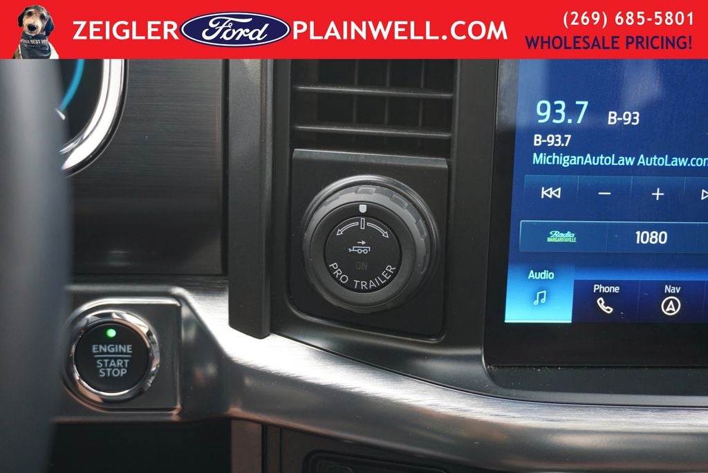 2023 Ford F-150 Lariat Sport Heated Cooled Leather Pano Roof Nav Trailer