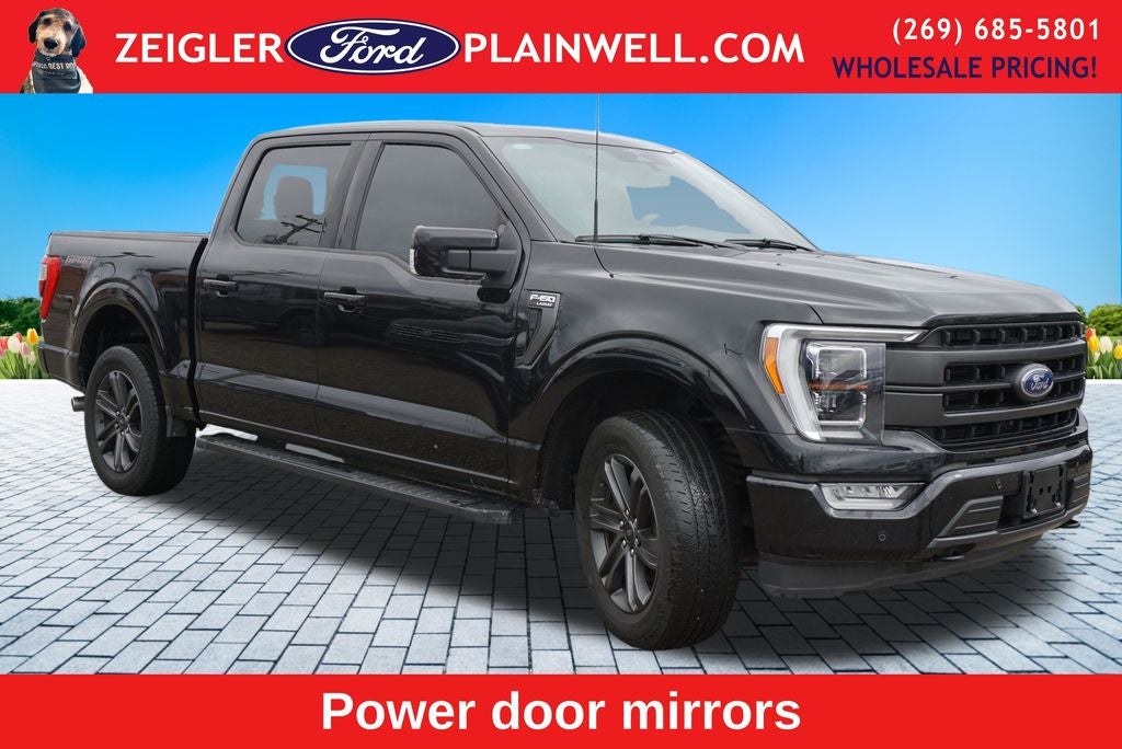 2023 Ford F-150 Lariat Sport Heated Cooled Leather Pano Roof Nav Trailer