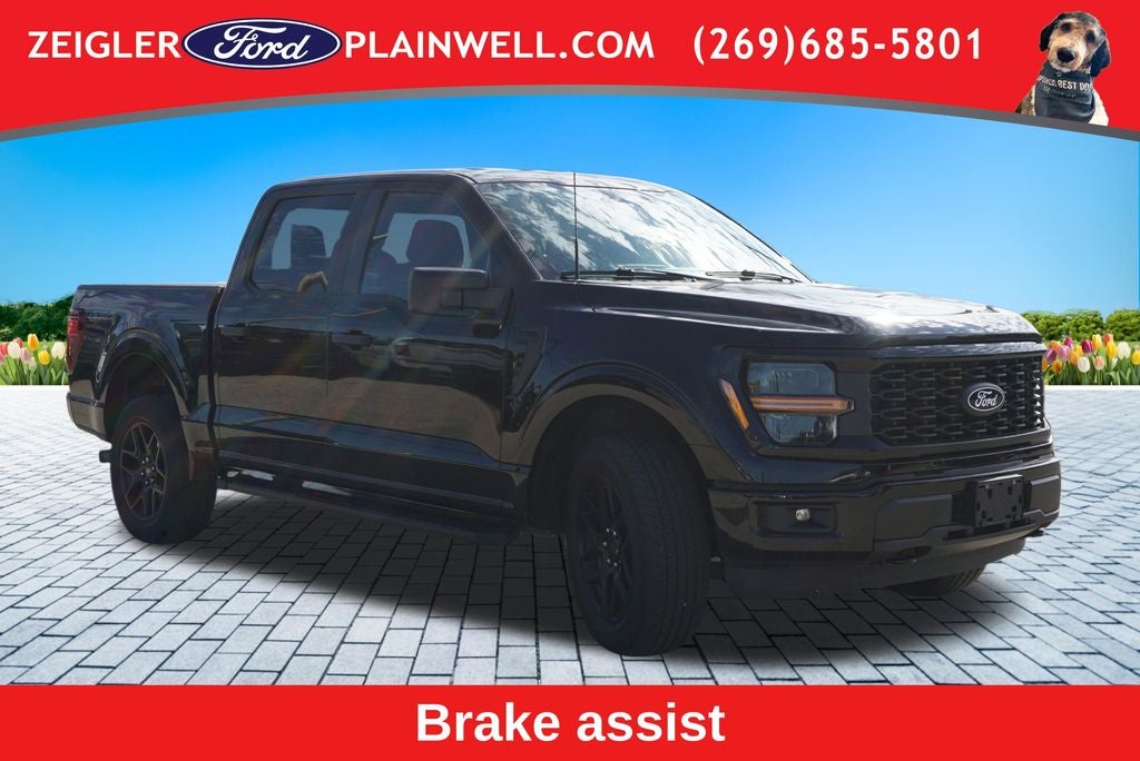 2024 Ford F-150 STX BLACK APPEARANCE PKG 20" BLACK WHEELS TOW PKG