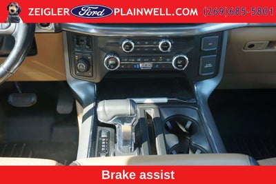 2021 Ford F-150 Lariat Crew Cab Navigation H&C Leather Chrome Pkg Tow