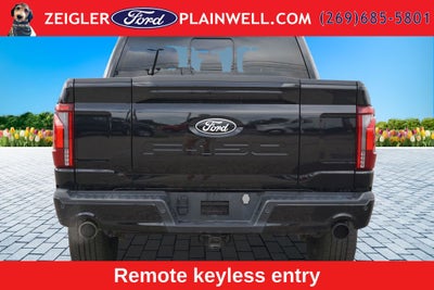 2024 Ford F-150 Lariat Hybrid Black Appearance Pkg Panoramic Roof Tow