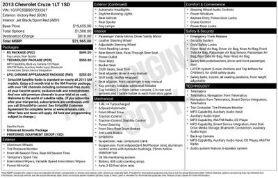 2013 Chevrolet Cruze 1LT
