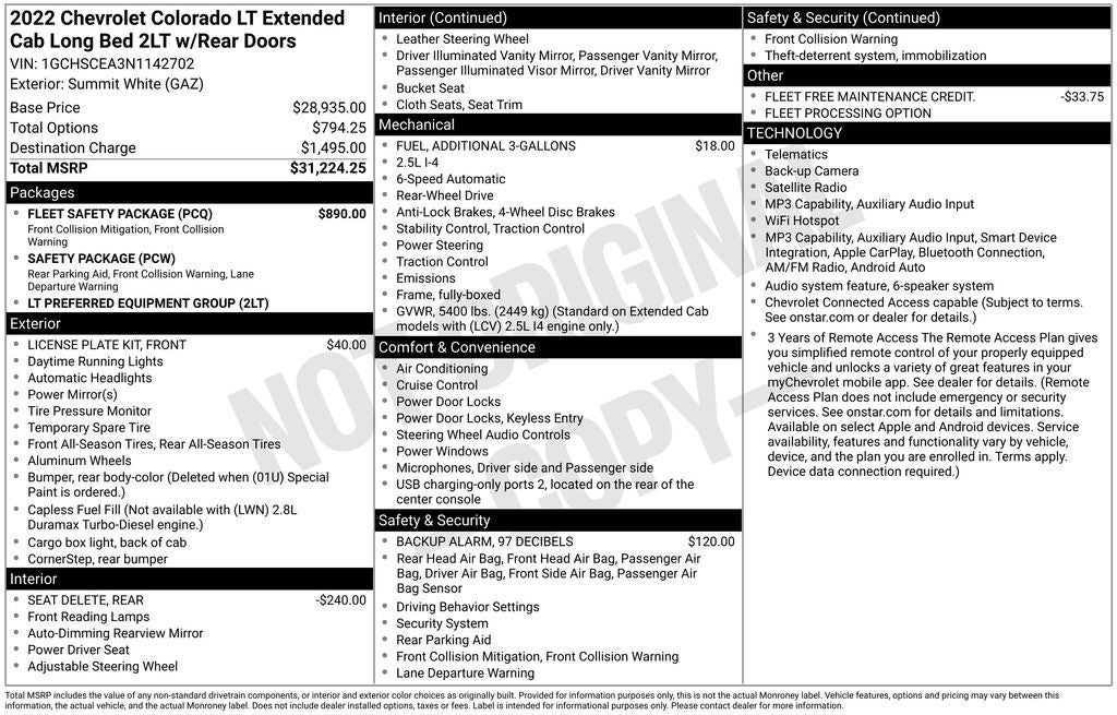 2022 Chevrolet Colorado LT