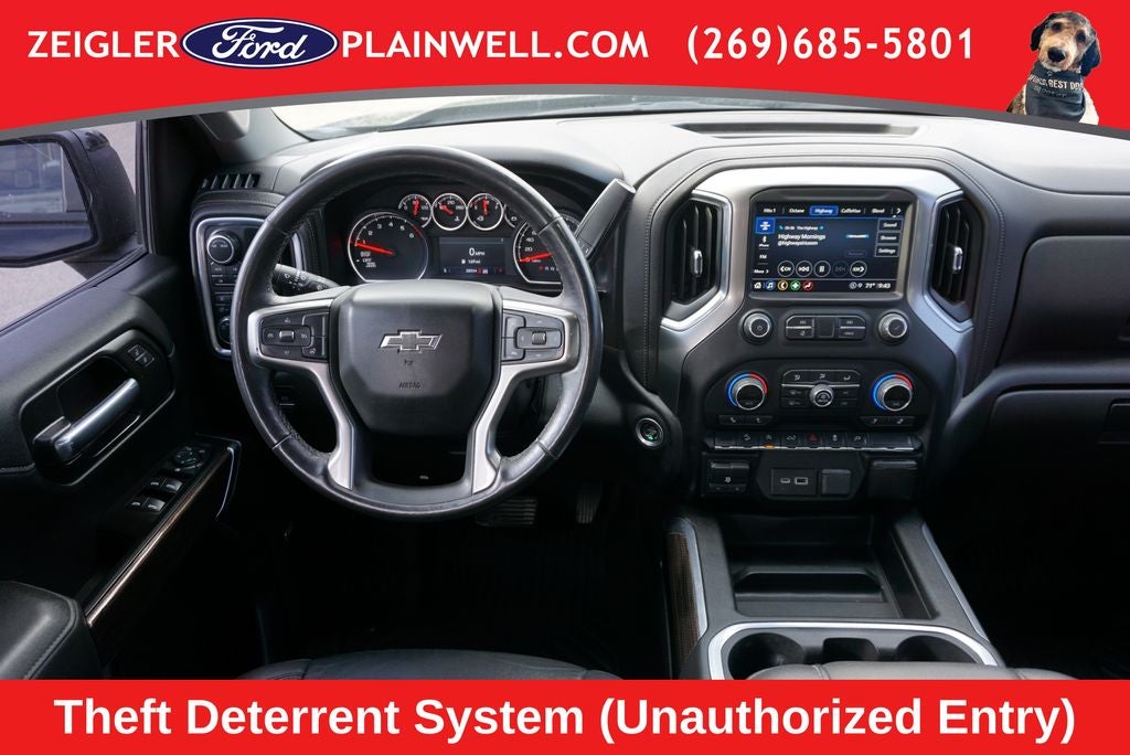 2021 Chevrolet Silverado 1500 LT Trail Boss Z71 PKG LEATHER 20' BLACK WHEELS
