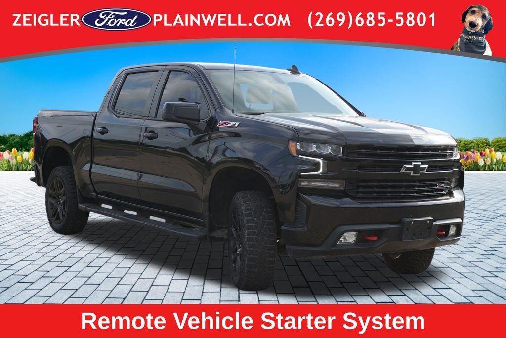 2021 Chevrolet Silverado 1500 LT Trail Boss Z71 PKG LEATHER 20' BLACK WHEELS