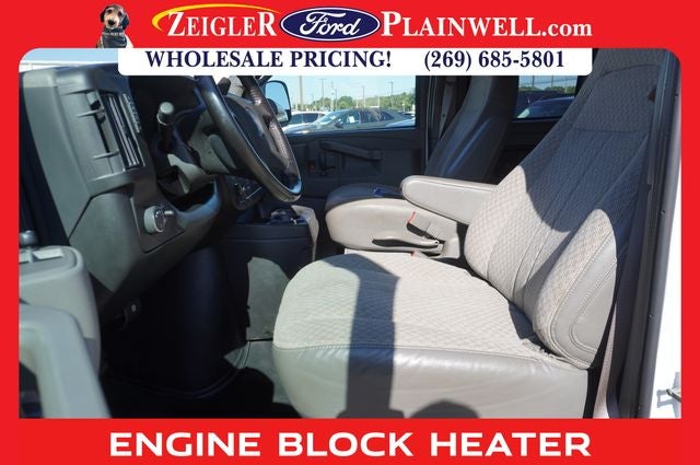 2023 GMC Savana 3500 LT 15 Passenger Extended WB Chrome Pkg Rear Camera