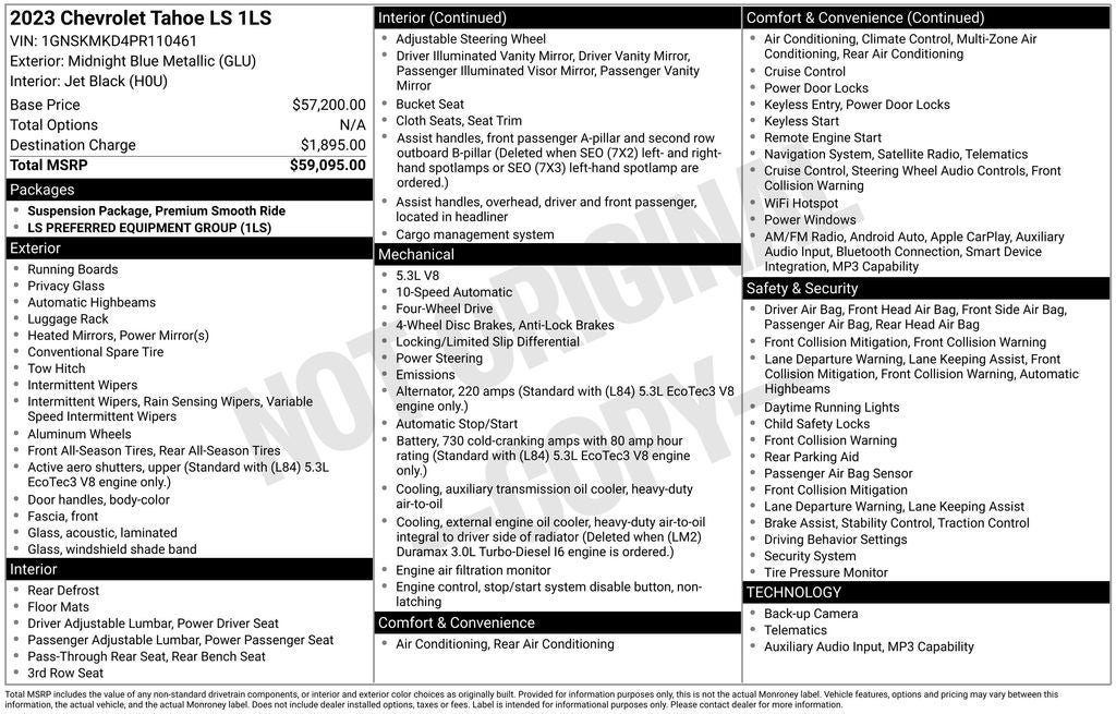 2023 Chevrolet Tahoe LS