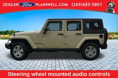 2011 Jeep Wrangler Unlimited Sahara 4X4 HARD TOP V6 HEATED LEATHER