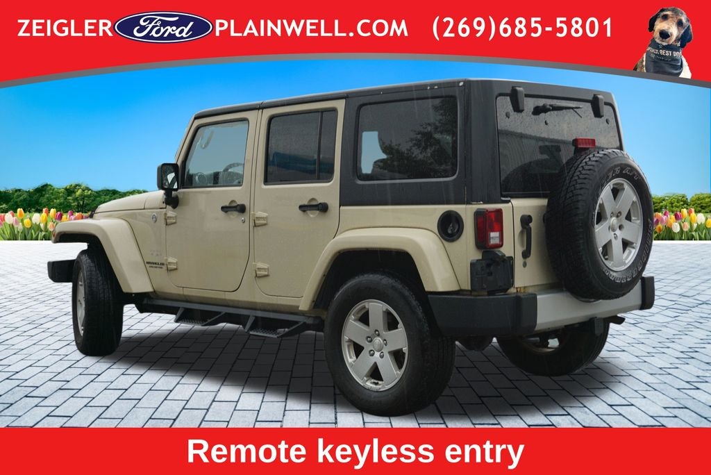 2011 Jeep Wrangler Unlimited Sahara 4X4 HARD TOP V6 HEATED LEATHER