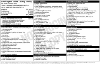 2015 Chrysler Town & Country Touring
