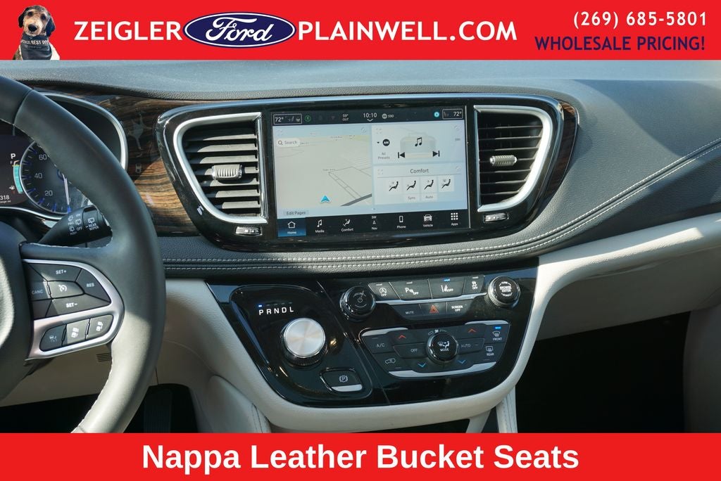 2024 Chrysler Pacifica Limited Power Moonroof Leather Rear Cameta Power Slider Do