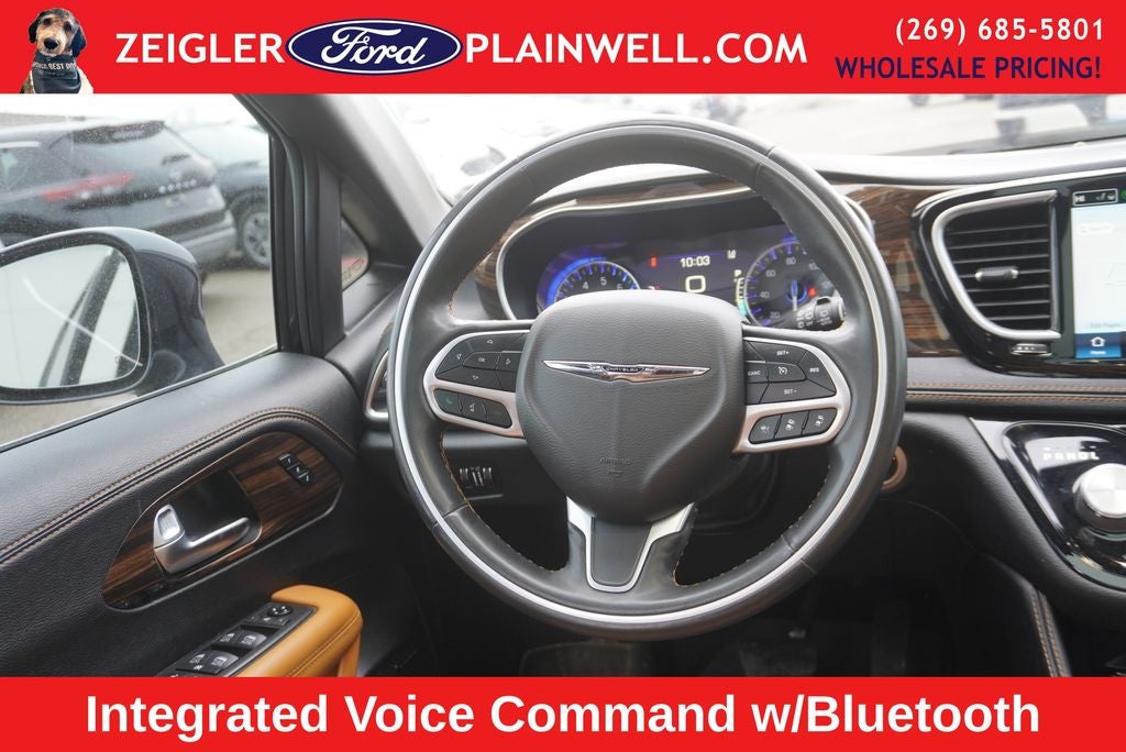 2021 Chrysler Pacifica Pinnacle Awd Panoramic Roofs Heated Leather DVDs Nav