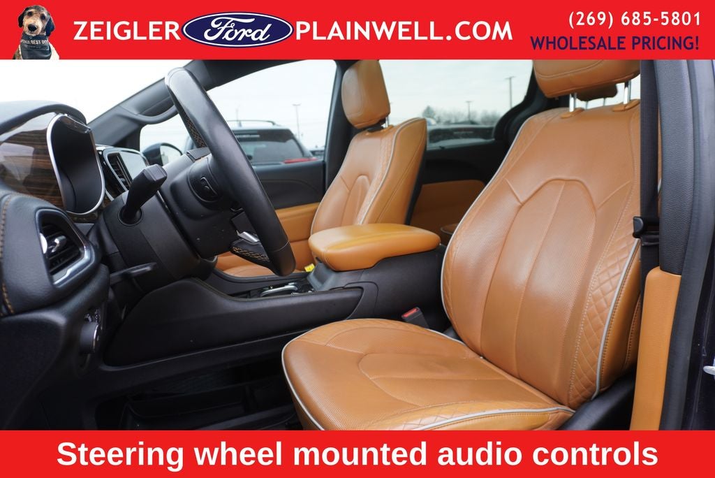 2021 Chrysler Pacifica Pinnacle Awd Panoramic Roofs Heated Leather DVDs Nav