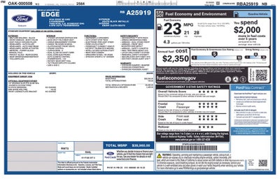 2024 Ford Edge SE AWD Rear Camera