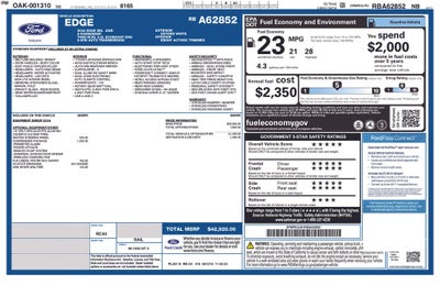2024 Ford Edge SEL AWD HEATED LEATHER & STEERING REAR CAMERA POWER LI