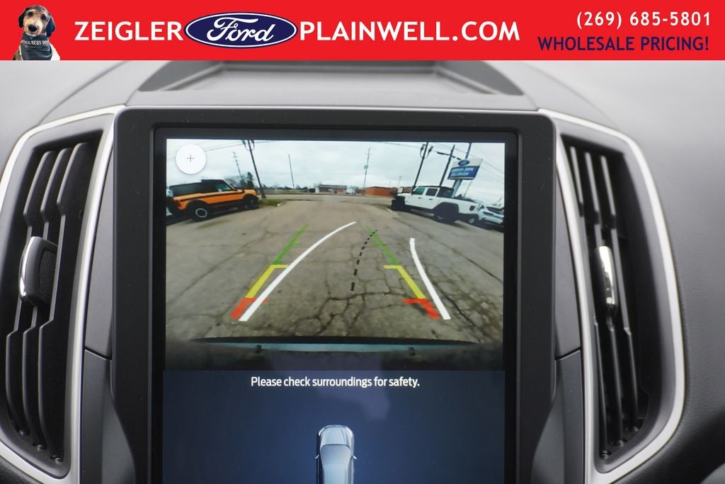2024 Ford Edge SEL AWD Panoramic Vista Roof Heated Leather & Steering