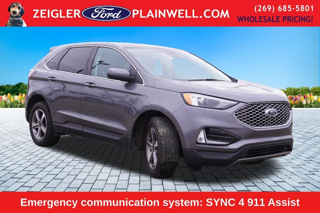 2024 Ford Edge SEL AWD Panoramic Vista Roof Heated Leather & Steering
