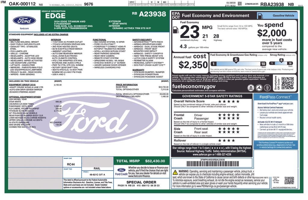 2024 Ford Edge Titanium