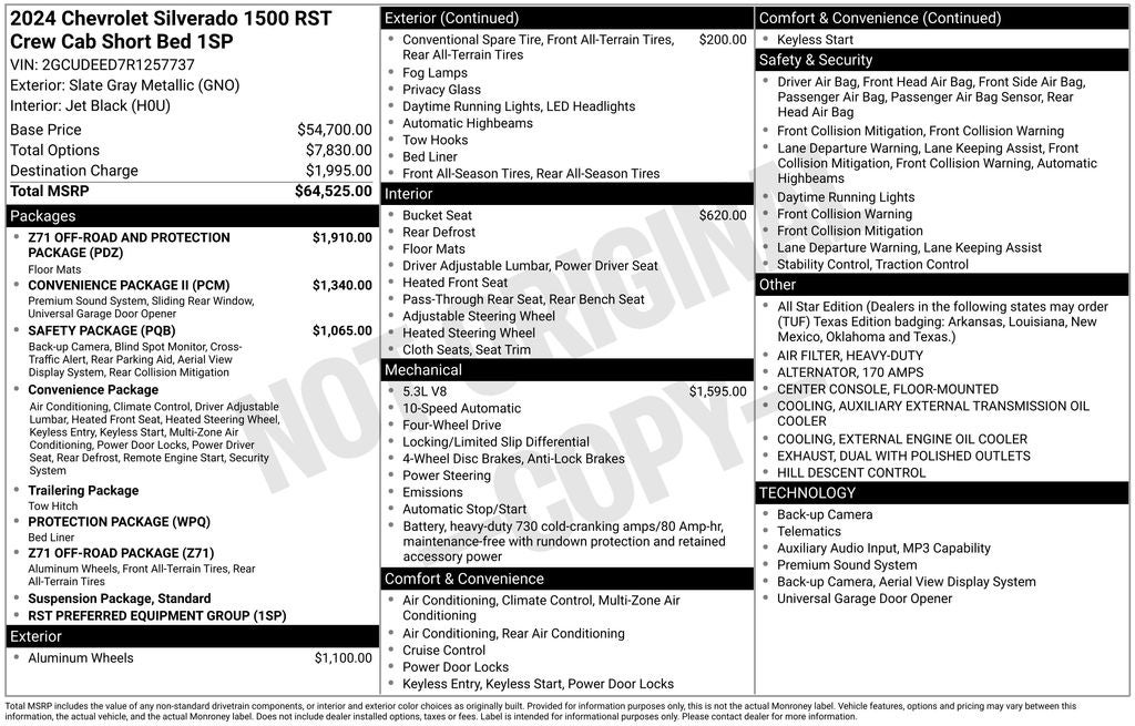 2024 Chevrolet Silverado 1500 RST