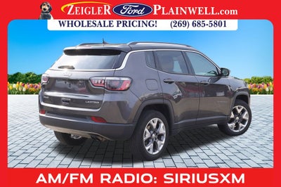 2021 Jeep Compass Limited 4x4 Leather Power Moonroof