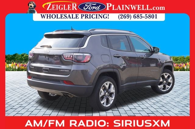2021 Jeep Compass Limited 4x4 Leather Power Moonroof