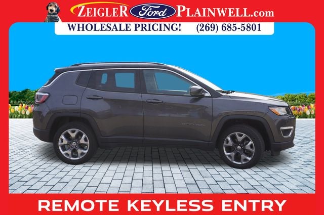 2021 Jeep Compass Limited 4x4 Leather Power Moonroof