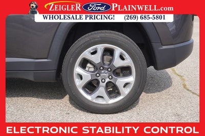 2021 Jeep Compass Limited 4x4 Leather Power Moonroof