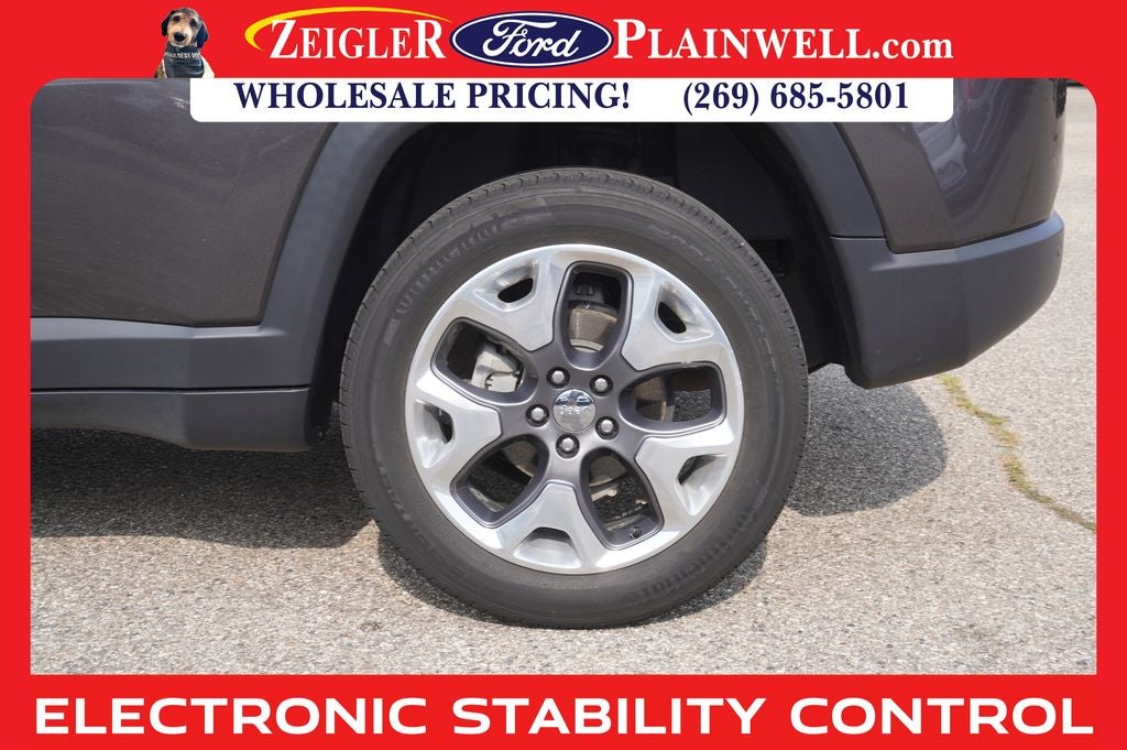 2021 Jeep Compass Limited 4x4 Leather Power Moonroof