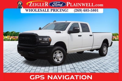 2023 RAM 3500 Tradesman 4x4 CREW CAB LONG BOX 6.4L V8 Nav HD Vinyl Seat Tr