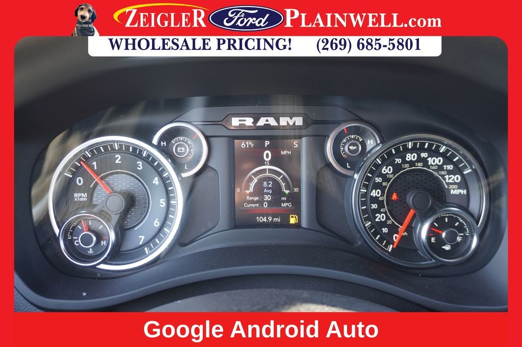 2023 RAM 3500 Tradesman CREW CAB 4X4 6.4L V8 REAR TOPPER