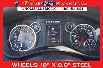 2023 RAM 3500 Tradesman 4x4 CREW CAB LONG BOX 6.4L V8 Navigation HD Vinyl