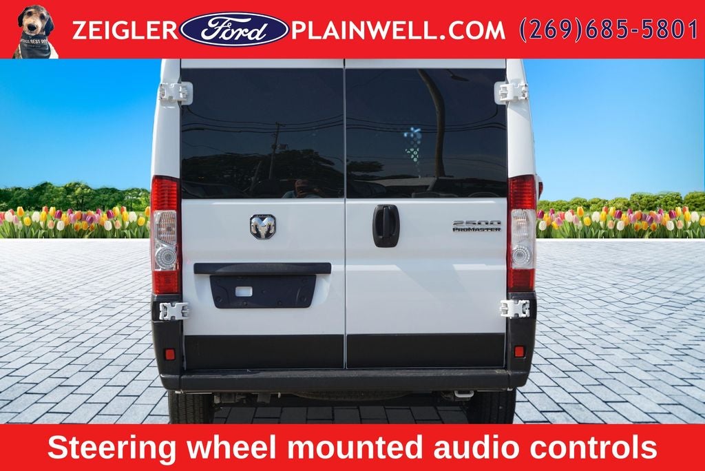 2025 RAM ProMaster 2500 Base 136" WHEEL BASE - LOW ROOF WORK VAN - REAR CAMER