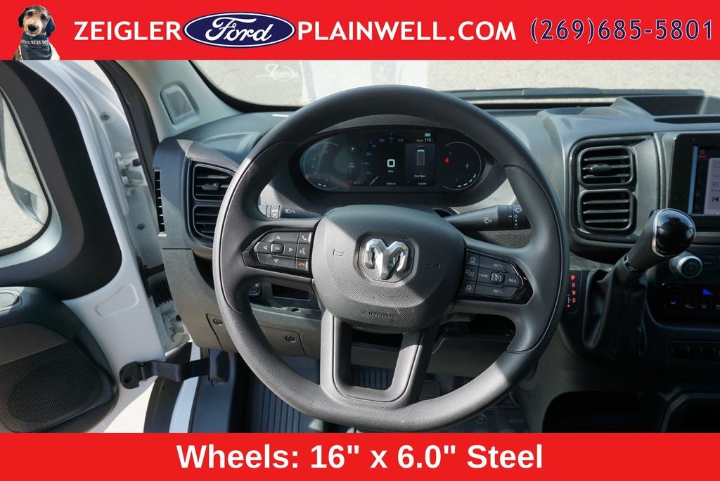 2025 RAM ProMaster 2500 Base CARGO WORK VAN 136" WB LOW ROOF REAR CAMERA