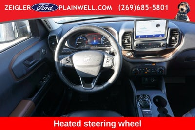 2023 Ford Bronco Sport Outer Banks Leather 4x4 Painted Blk Roof Rear Camera