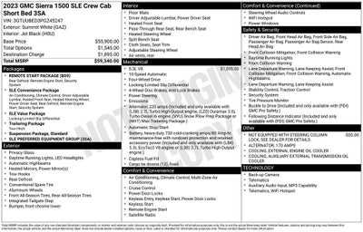 2023 GMC Sierra 1500 SLE