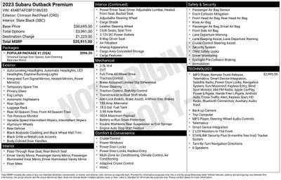 2023 Subaru Outback Premium
