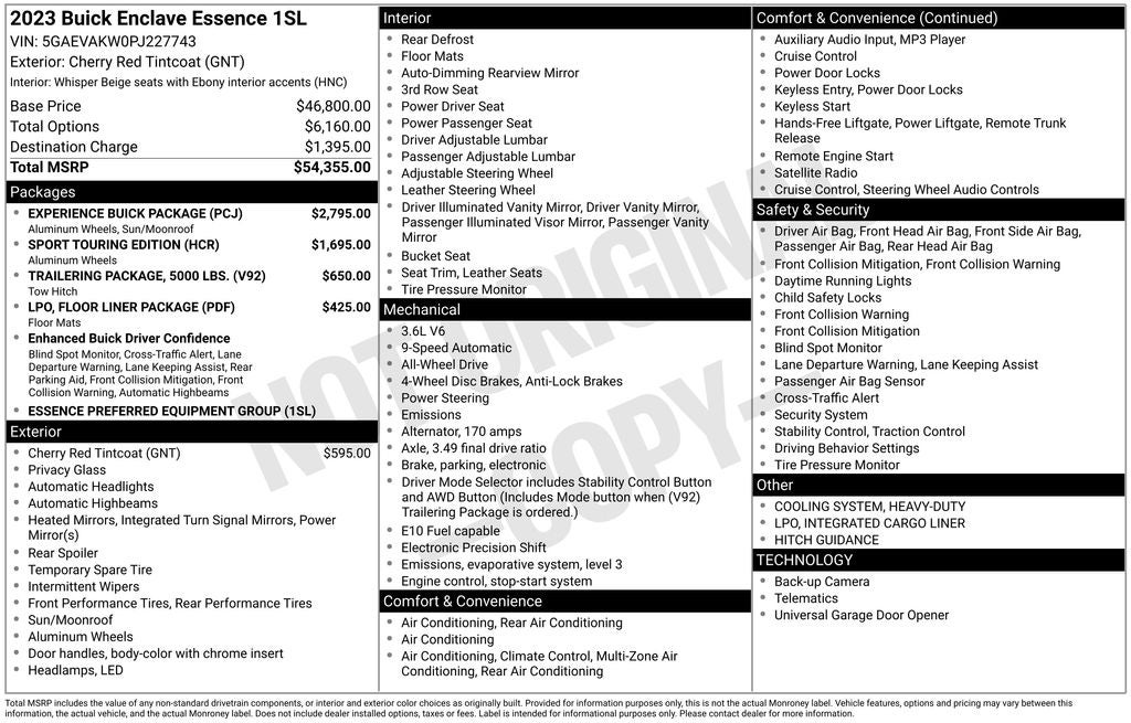2023 Buick Enclave Essence
