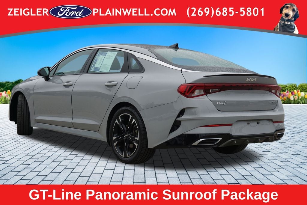 2023 Kia K5 GT-Line AWD GT LINE PREMIUM PKG PANOROOF RED LEATHER