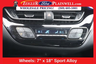 2022 Toyota C-HR XLE REAR CAMERA REAR SPOILER